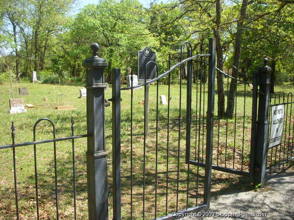 Hood Cemetery in Southlake Texas