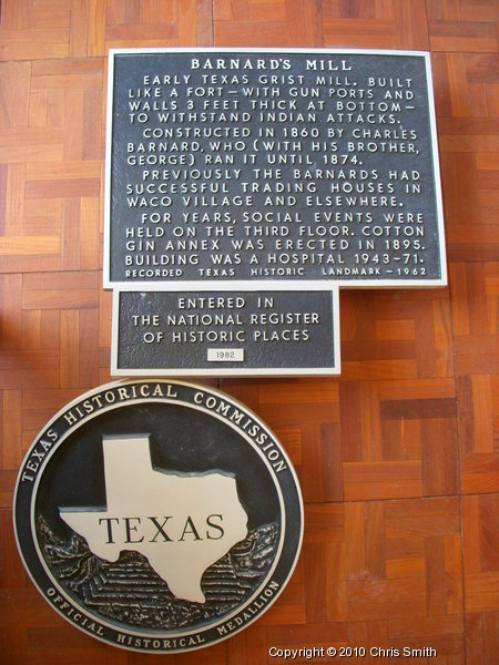 Barnard's Mill Historical Marker Plaques