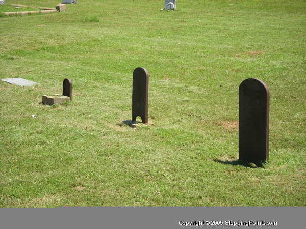 Unusual Metal Gravestones, Bedford Cemetary