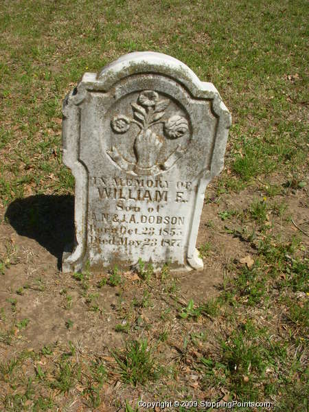 William Dobson gravestone in Keller Texas