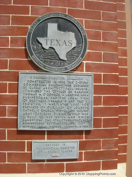 O'Connor Proctor Building Historical Marker