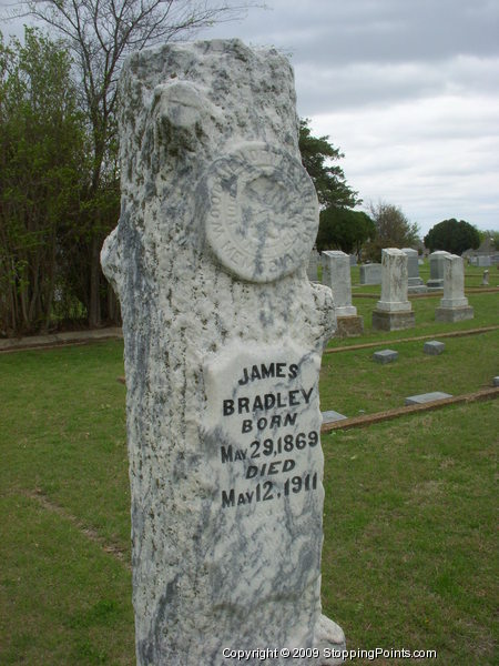 James Bradley - Woodsmen of the World Gravestone