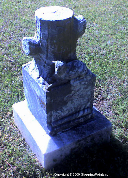 Child's Woodmen of the World Gravestone