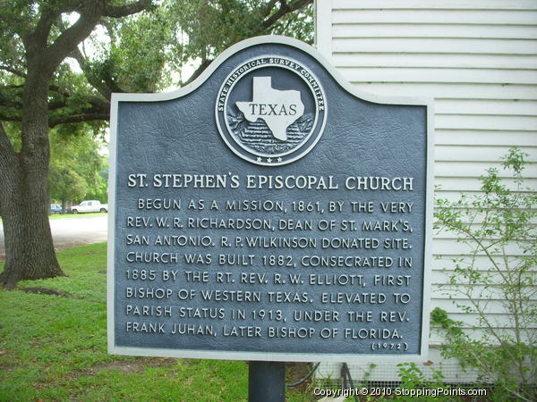 St. Stephen's Episcopal Church Historical Marker