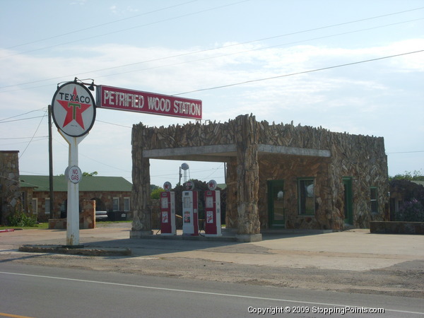 Petrified Wood Station in Decatur