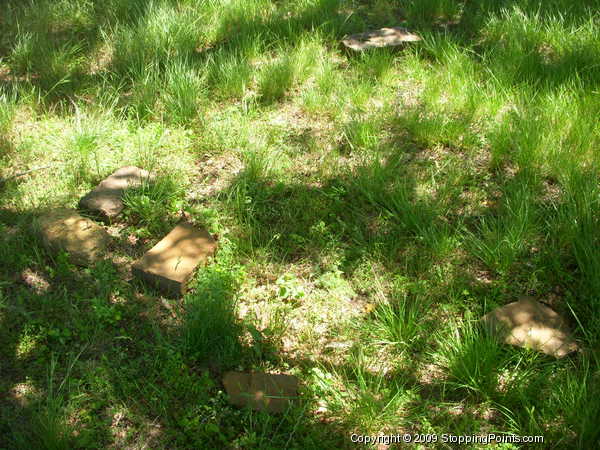 Scattered Stone Markers - Southlake Cemetery