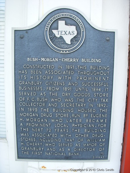 Bush Morgan Cherry Building Historical Marker