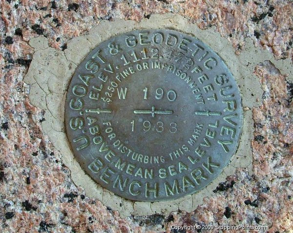 Wise County Courthouse Geodetic Survey Marker