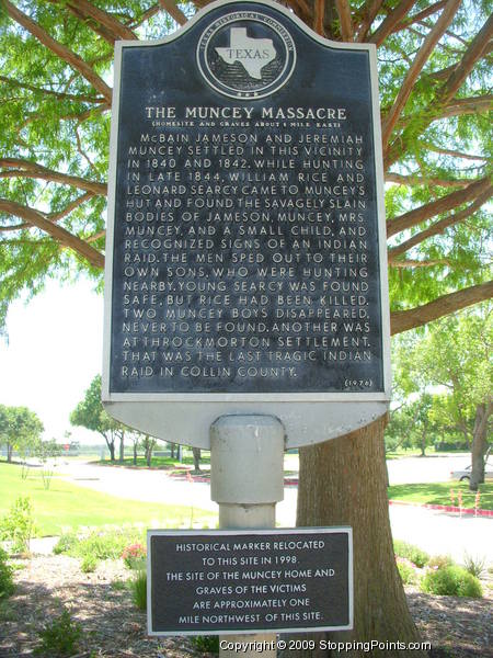 Muncey Massacre Historical Marker