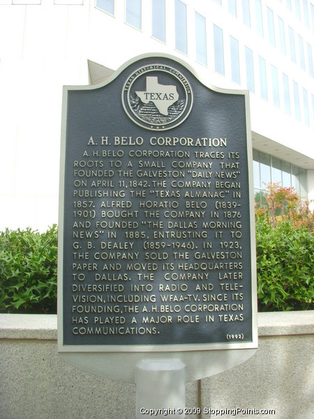 A.H. Belo Corporation Historical Marker