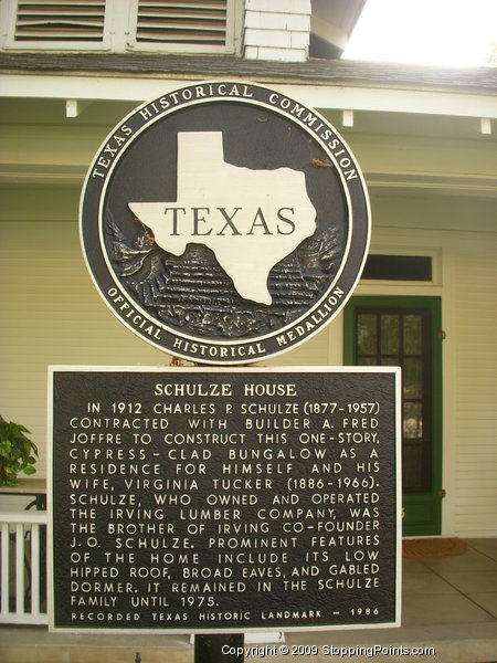 Schulze House Historical Marker
