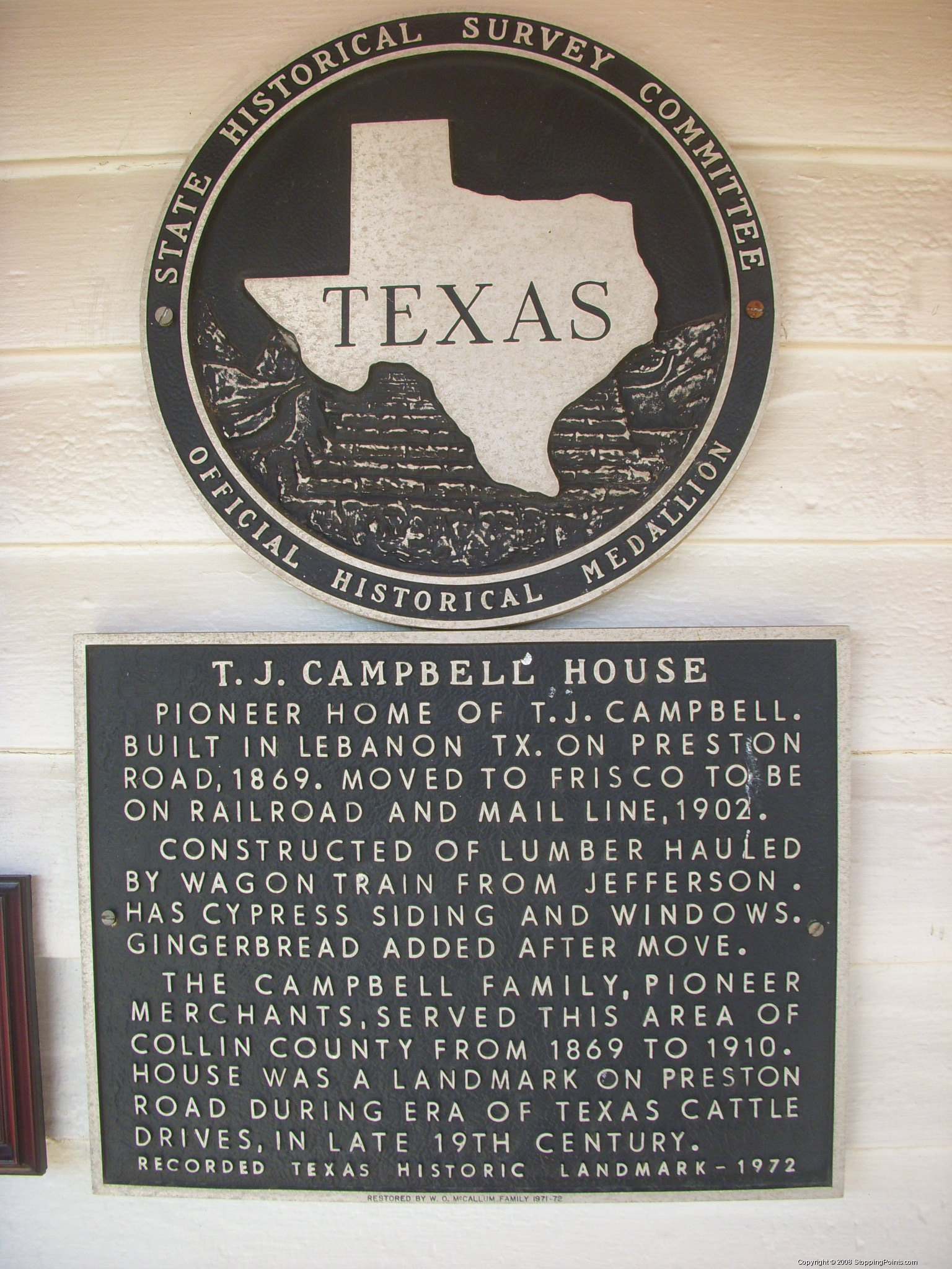 T.J. Campbell House Historical Marker