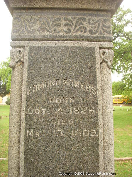 Edmund Sowers Gravestone