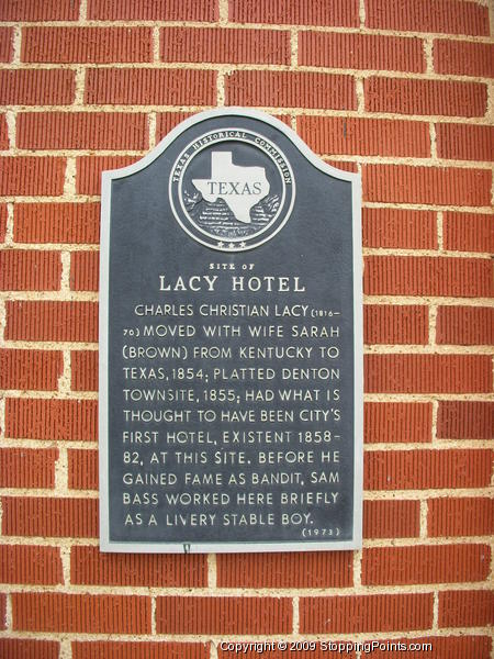 Lacy Hotel Historical Marker