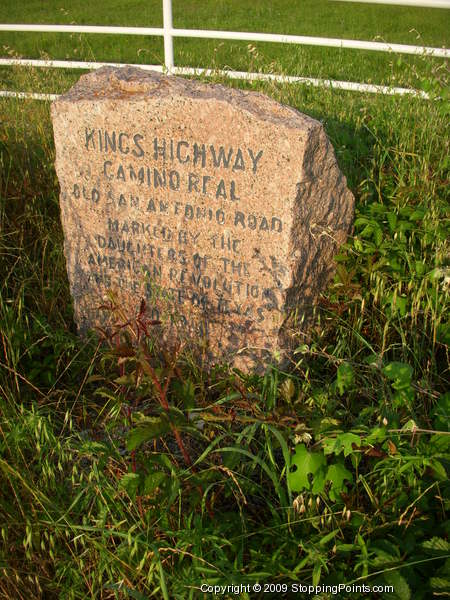 Camino Real - King's Highway Historical Marker