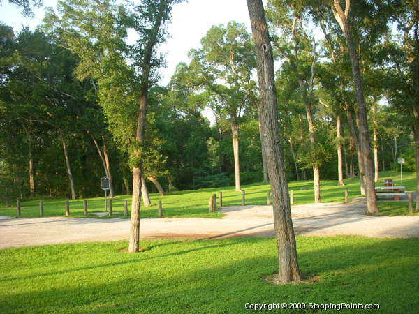 Rest Stop Park Location of Elizabeth Chapel Marker