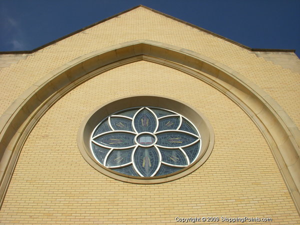 Rose Window, First Baptist Church Brenham