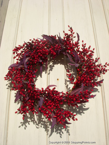 Wreath on Church Doors