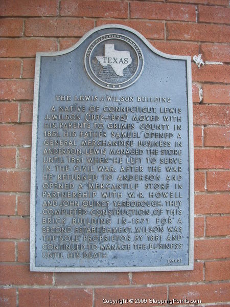 Lewis J. Wilson Building historical marker
