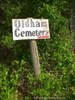 Oldham Cemetery Sign