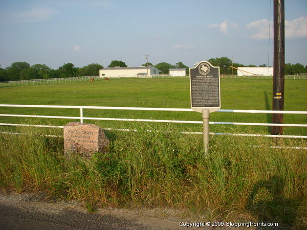 Moseley's Ferry Historical Marker Location