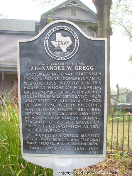 Alexander W. Gregg historical markers