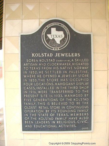 Kolstad Jewelers historical markers