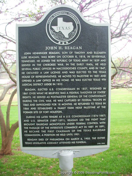 John H. Reagan Historical Markers