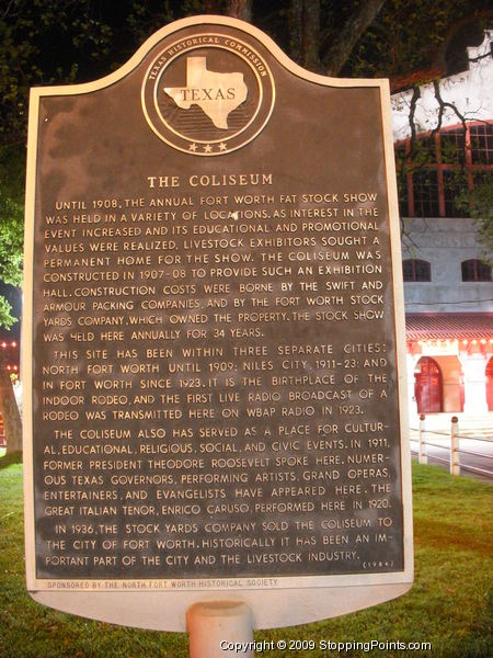 Coliseum Historical Marker