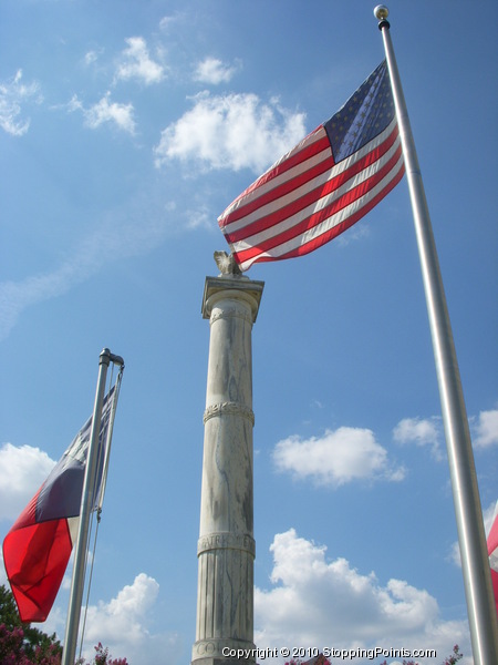 Flags at the WWI Memorial