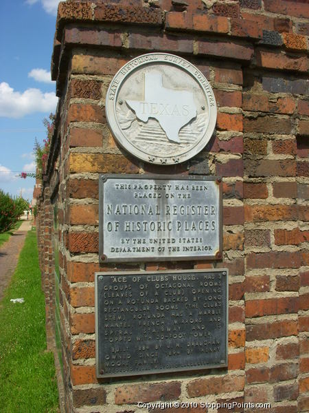 Ace of Clubs House Historical Marker