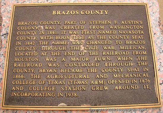 Brazos County Court House Tree